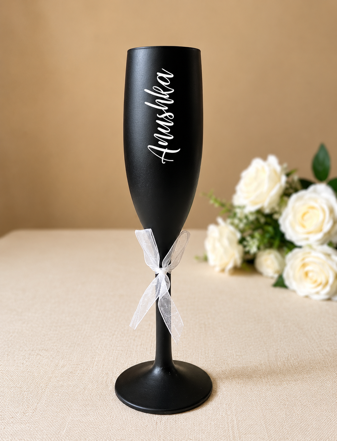 Unbreakable Champagne Flutes with Customisable Name - Set of 1