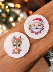 Unbreakable Coasters - Set of 2 - Christmas Themed