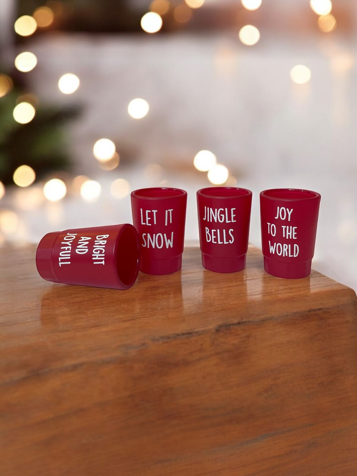 Christmas Shot Glasses - 65 ml, Set of 4