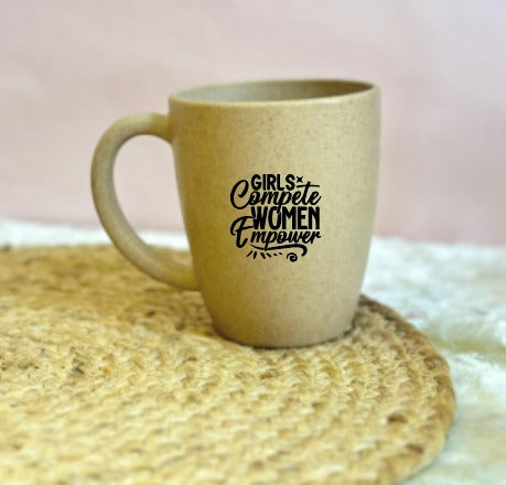 Unbreakable gold coffee mug set of 1 - women empower