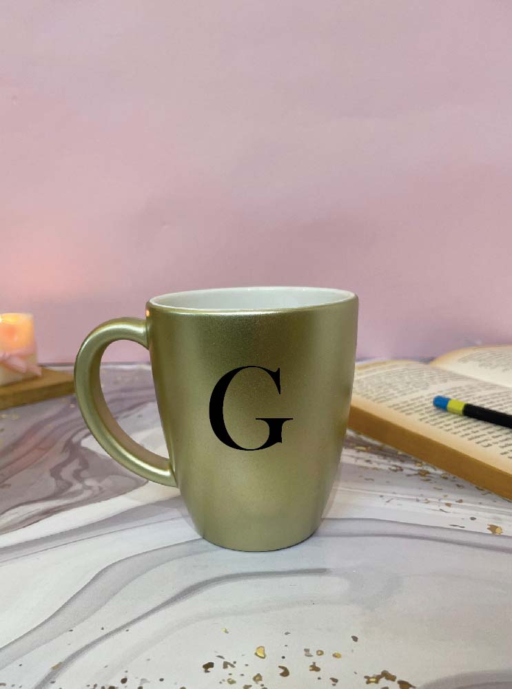 Initials Mug - Gold