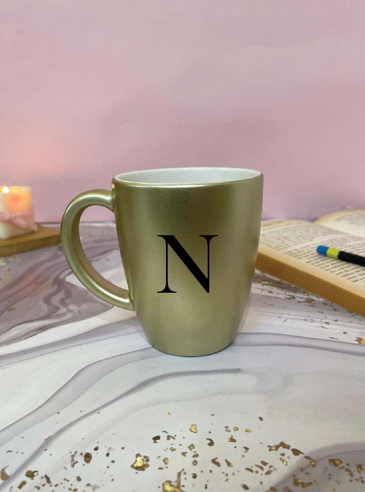 Initials Mug - Gold