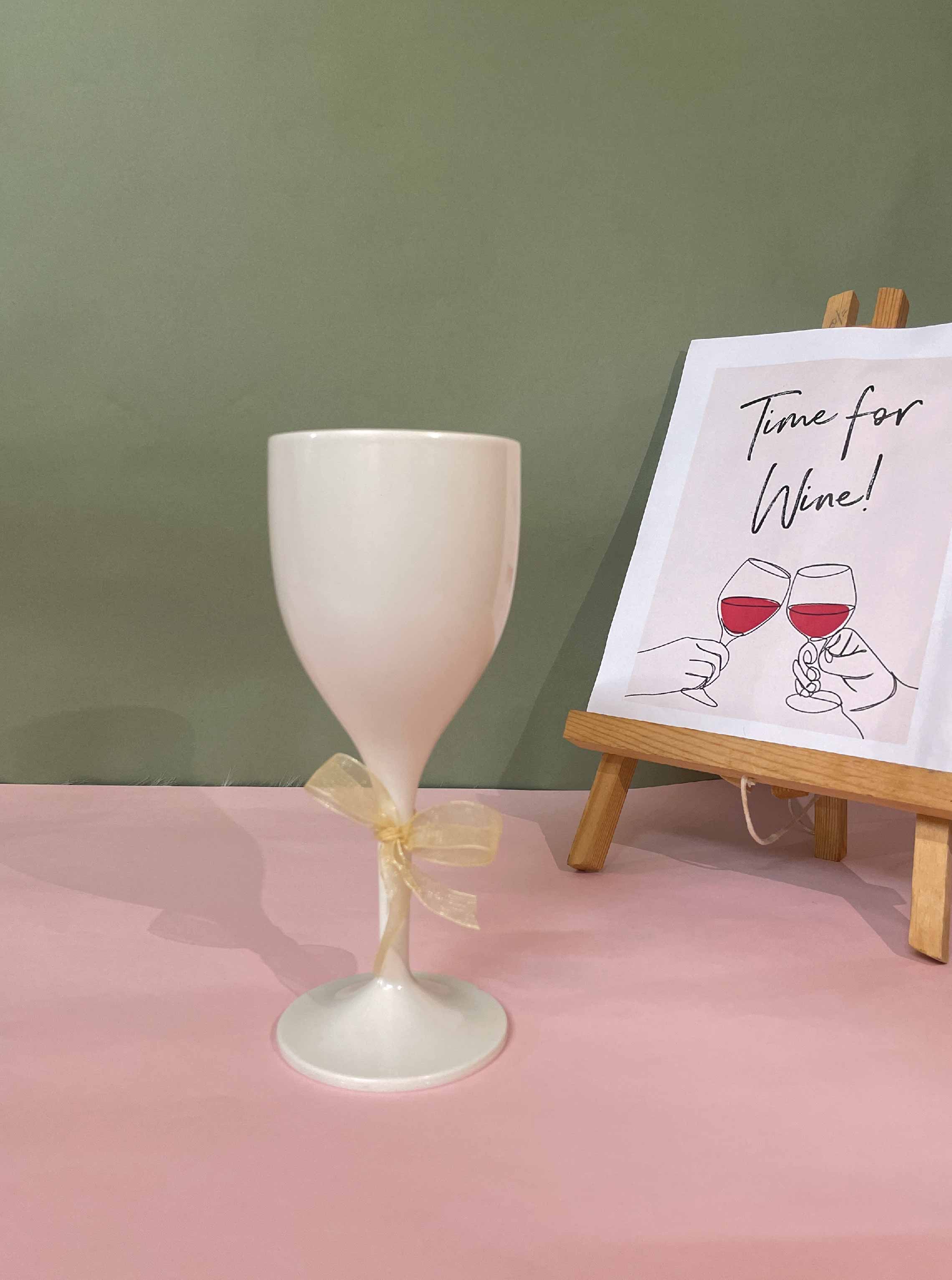 Unbreakable Wine Glass with Plain - Set of 1