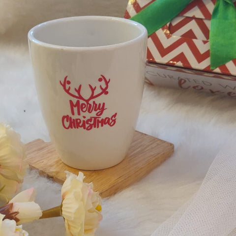 Merry Christmas Mug - White