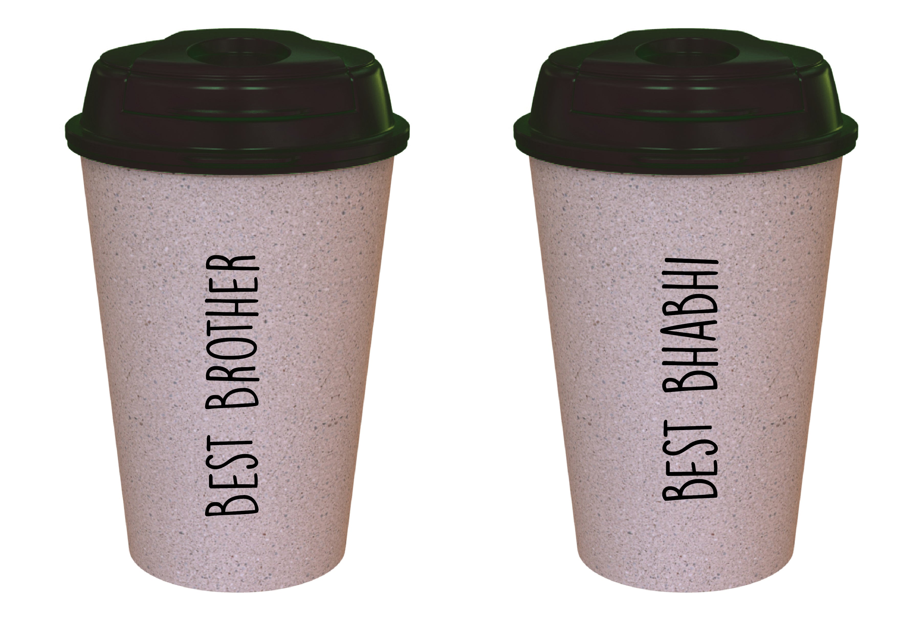 Customized Raksha Bandhan Eco-Friendly Rice husk On-The-Go Cup