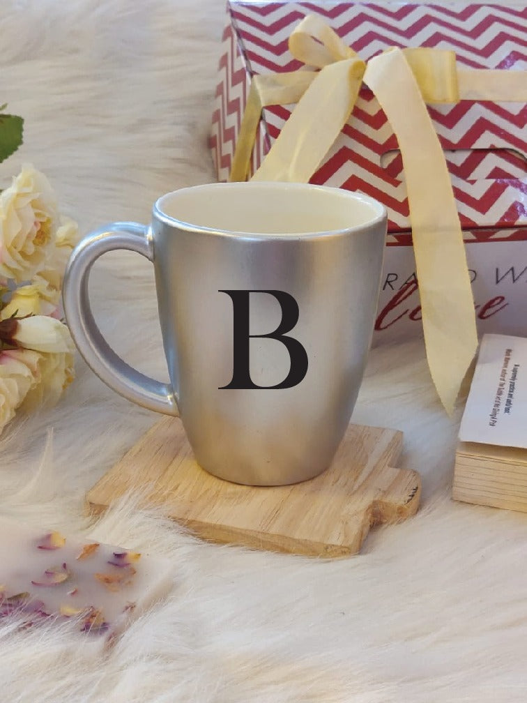Initials Mug - Silver