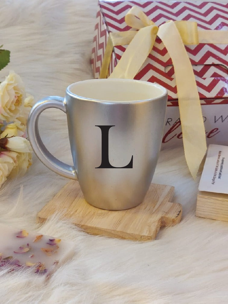 Initials Mug - Silver