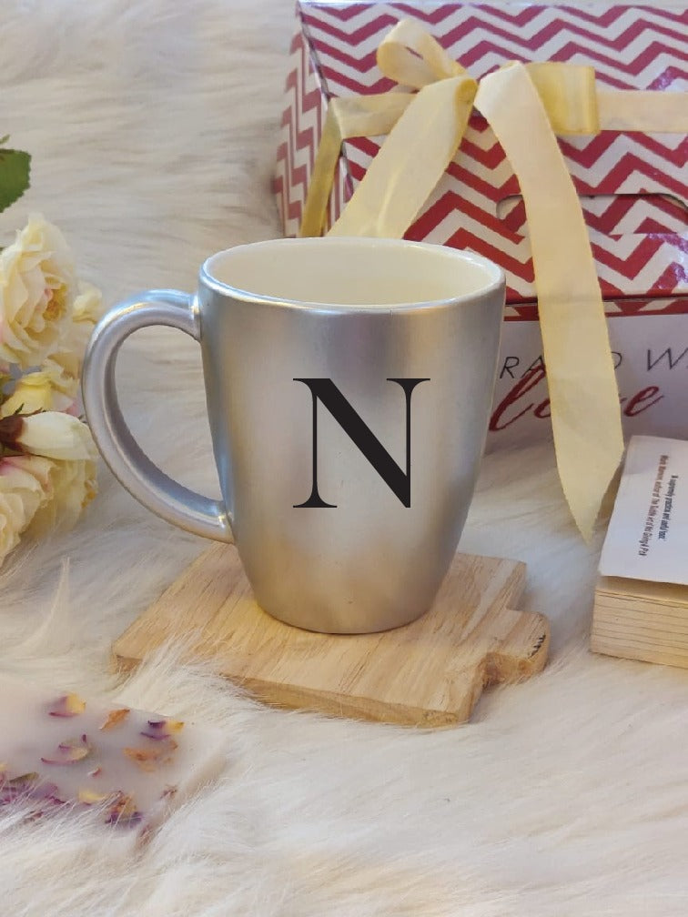 Initials Mug - Silver