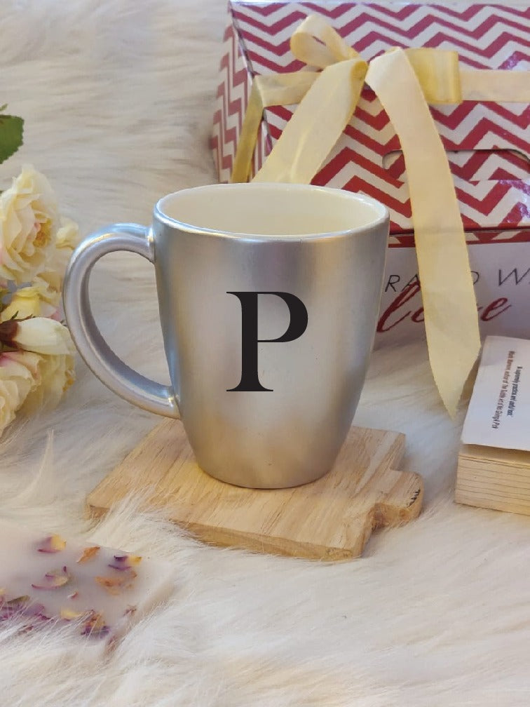 Initials Mug - Silver