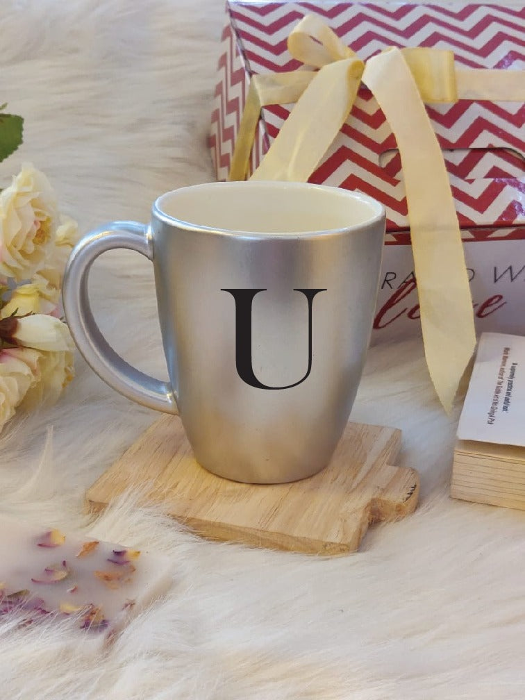 Initials Mug - Silver