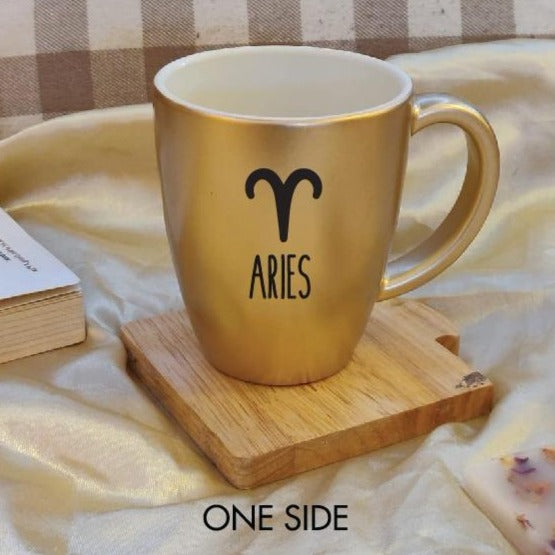 Unbreakable Zodiac Coffee Mug with Customisable Name- set of 1