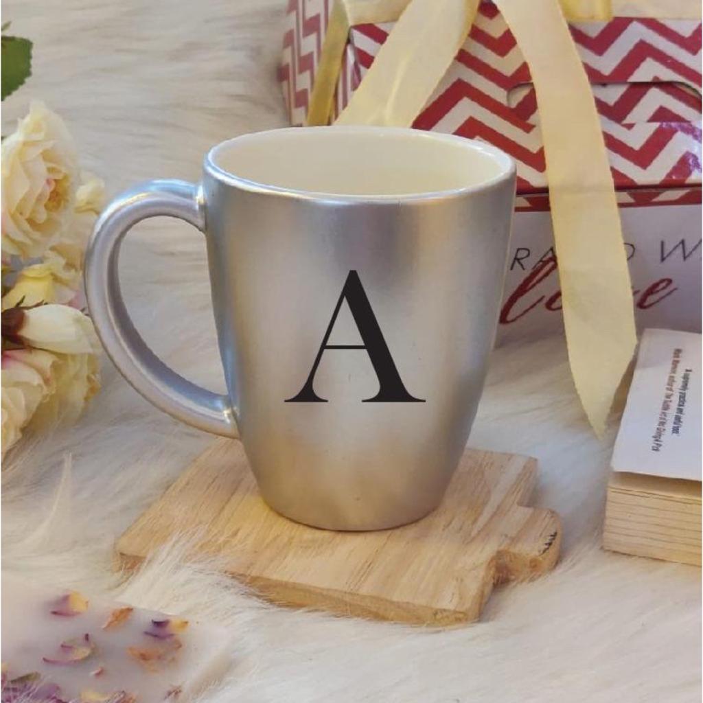 Initials Mug - Silver