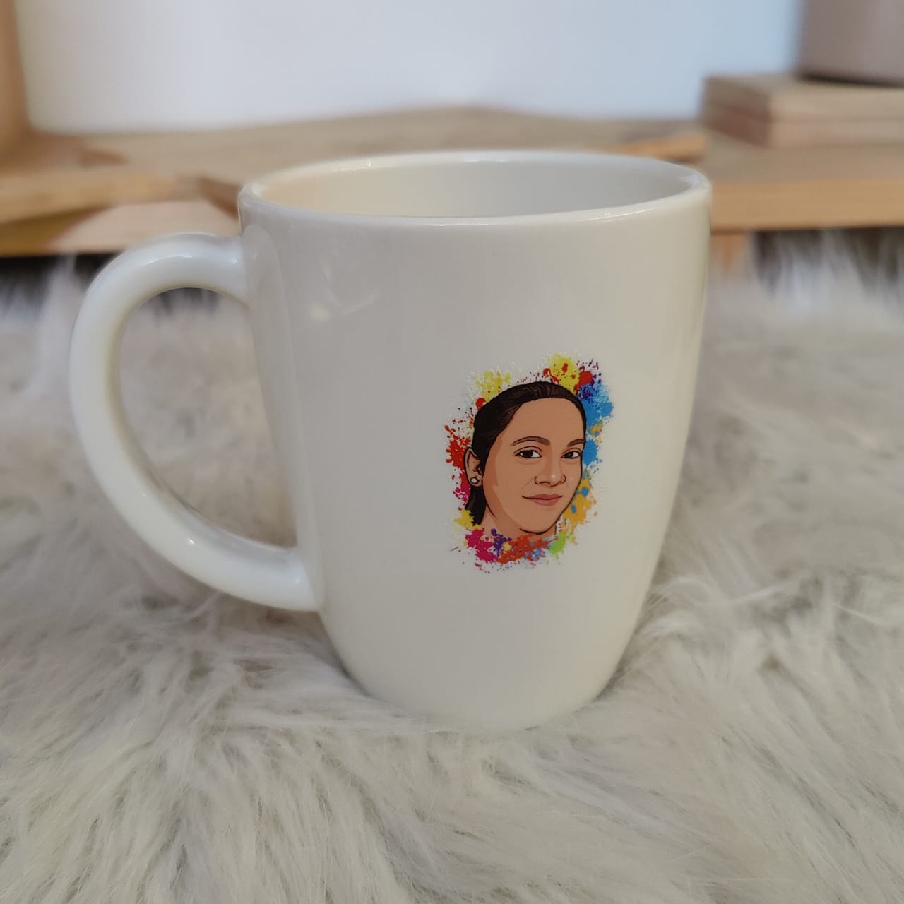 Unbreakable Metallic Mug with Customisable Name and Picture - Set of 1