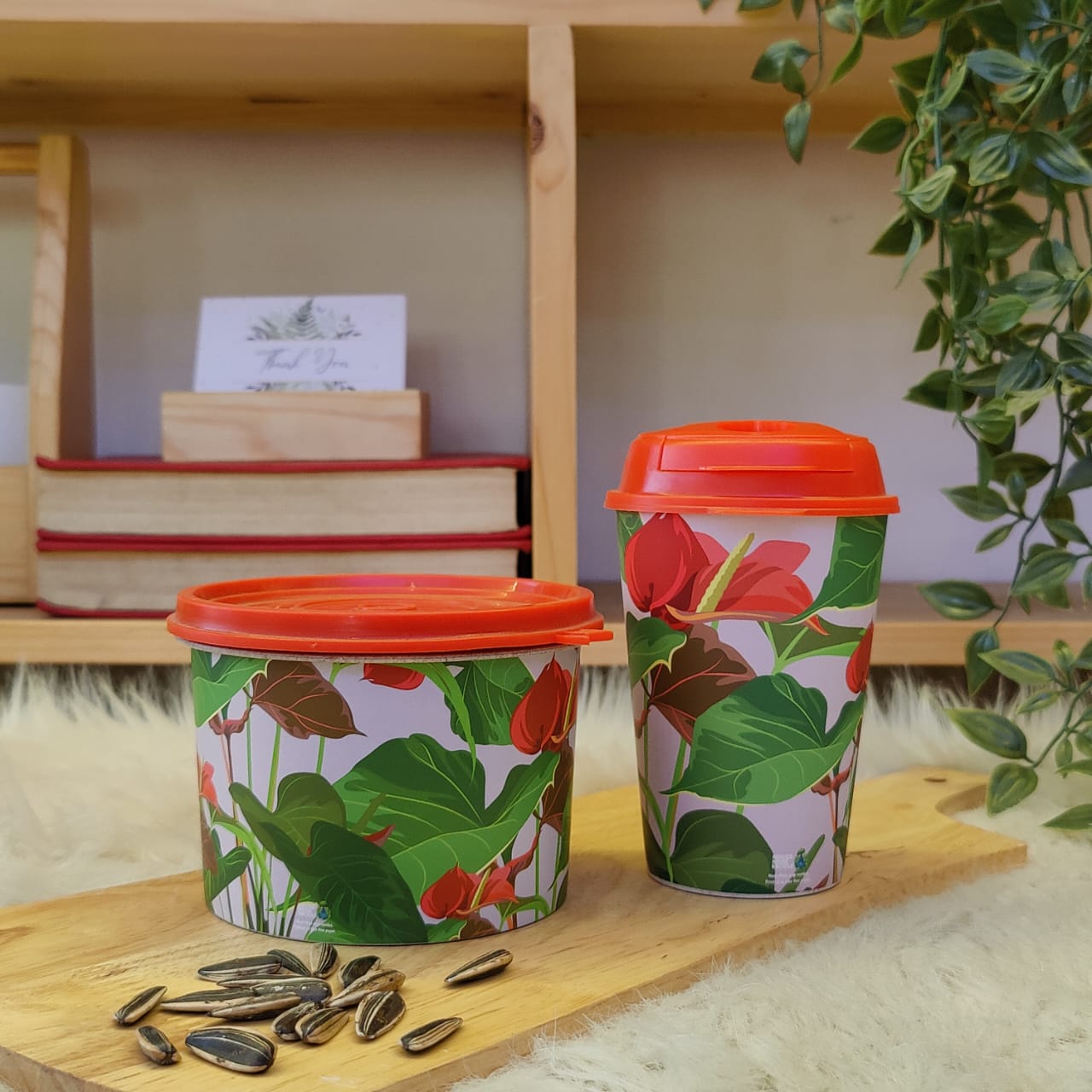 Unbreakable Cup & Snack box-Tulip Green