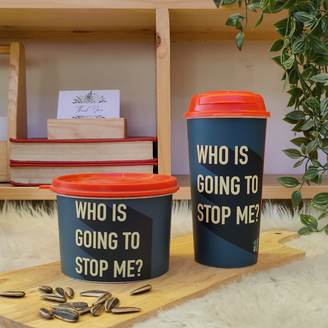 Unbreakable Cup & Snack box-Who is going to stop me