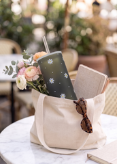 Black Daisy Unbreakable Tumbler