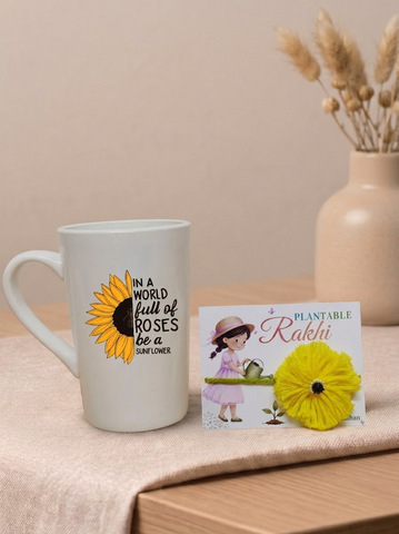 Bright & Bloom Mug & Rakhi Set