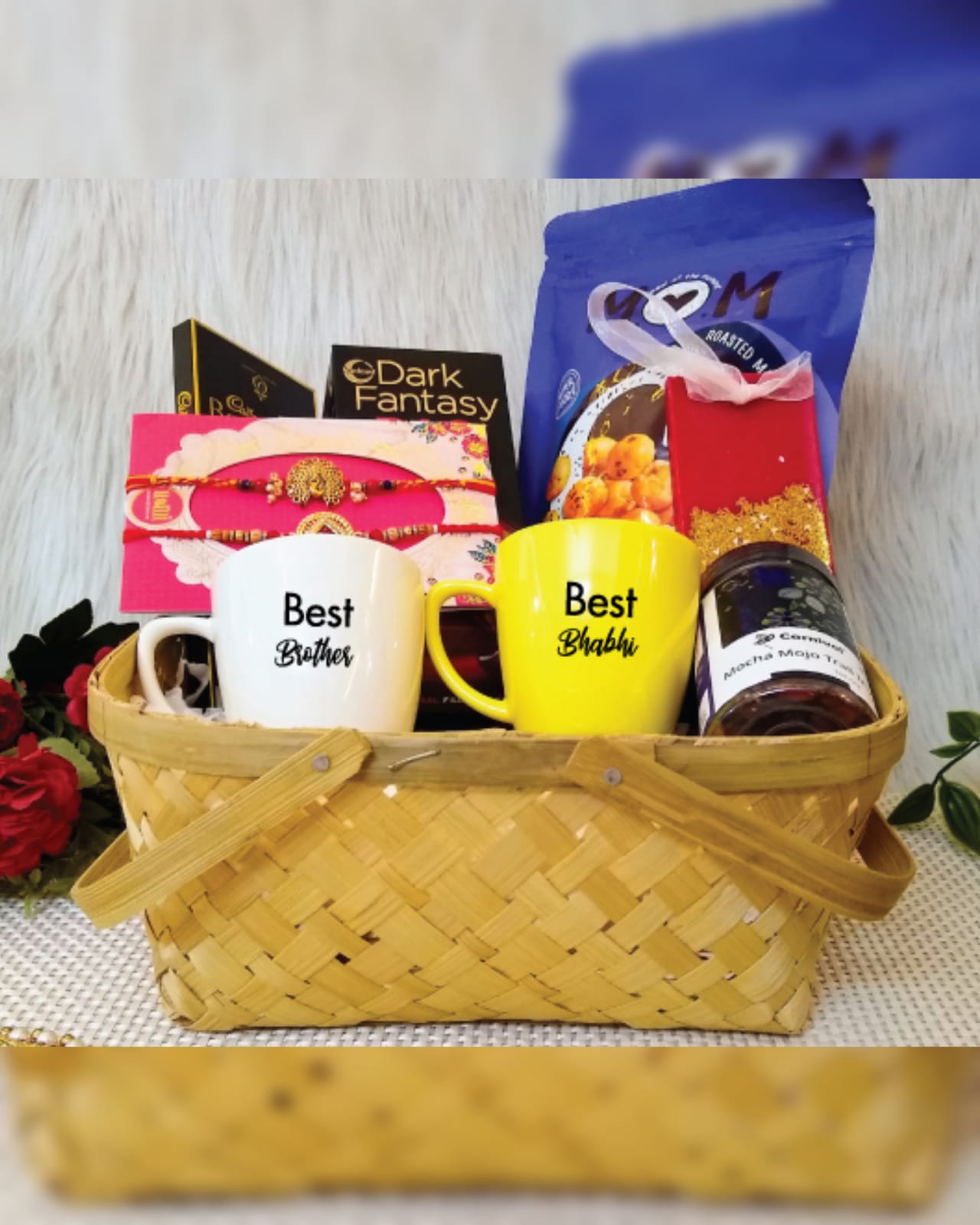 "Bhaiya Bhabhi Graceful Rakhi Hamper"