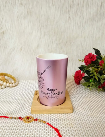 Lovable Lilac Customized Tall Coffee Mug- Rakshabandhan Special