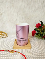 Lovable Lilac Customized Tall Coffee Mug- Rakshabandhan Special