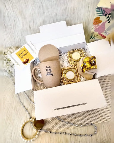 "Sustainable Floral Diwali Gift Box"