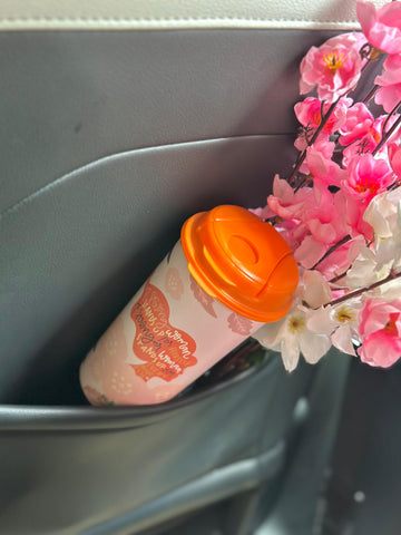 Designer Cup by Chirpy Cups with coffee & sipper lids, Food Safe, BPA Free, Recyclable - Stronger Women Stand for Everybody Else
