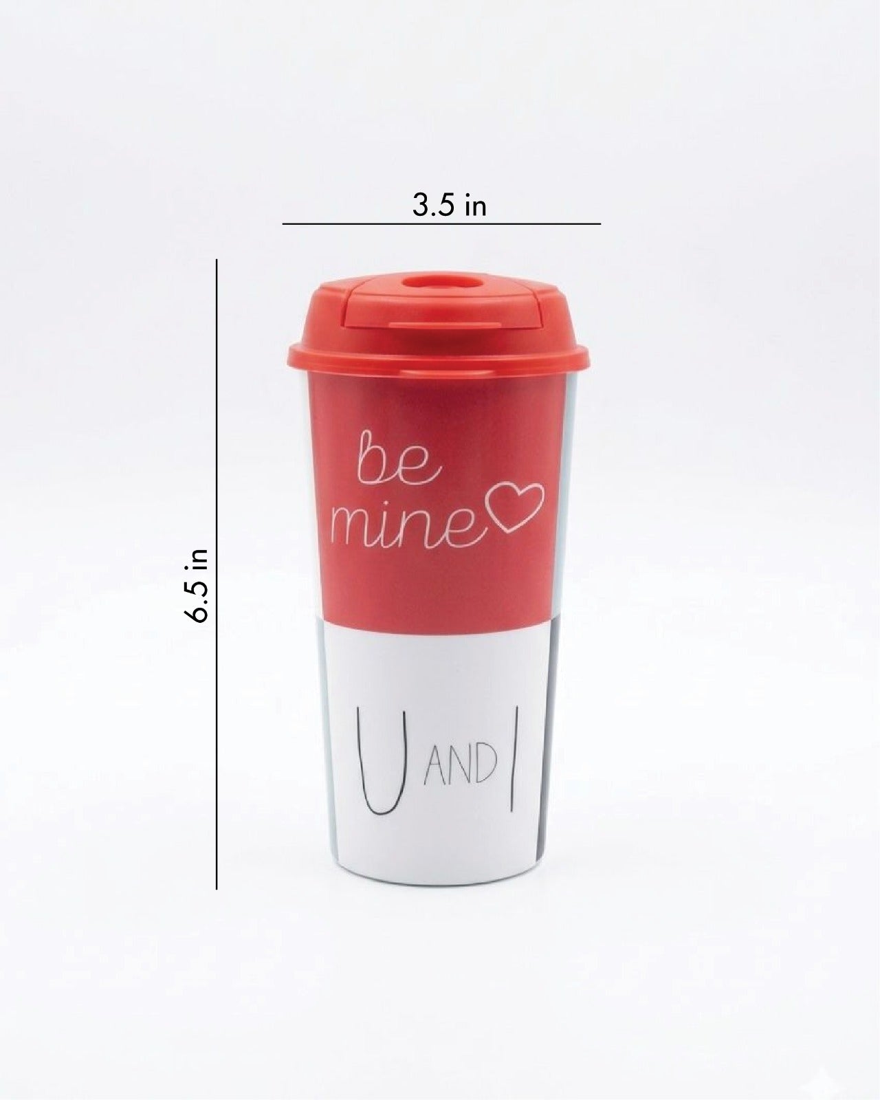 Designer Cup by Chirpy Cups with coffee & sipper lids, Food Safe, BPA Free, Recyclable - Love & xoxo