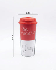 Designer Cup by Chirpy Cups with coffee & sipper lids, Food Safe, BPA Free, Recyclable - Love & xoxo