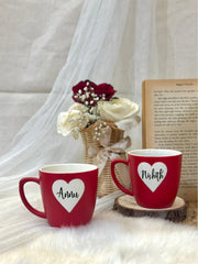 Marshmallow love -set of 2 Tea cup customised