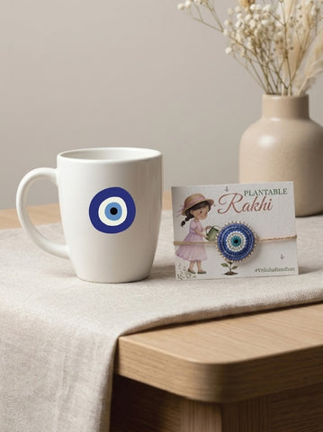Evil Eye Mug Rakhi Set