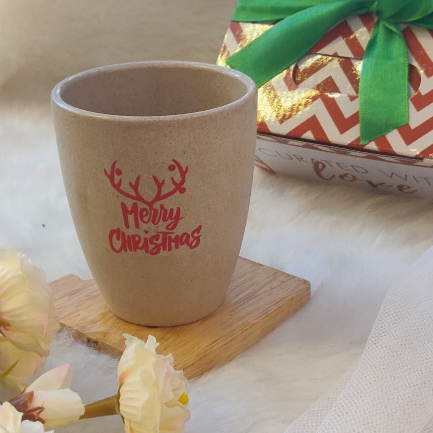 Merry Christmas Mug - Rice Husk