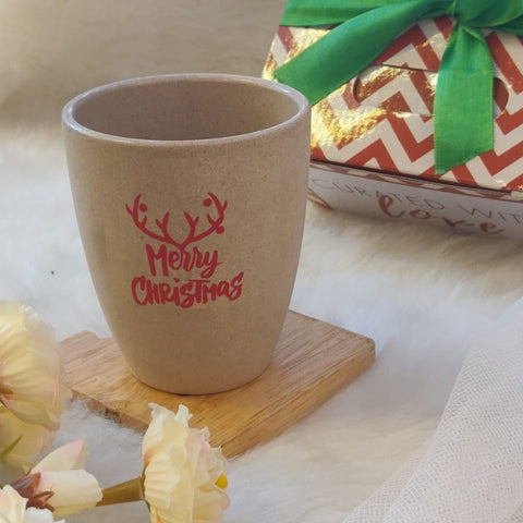Merry Christmas Mug - Rice Husk