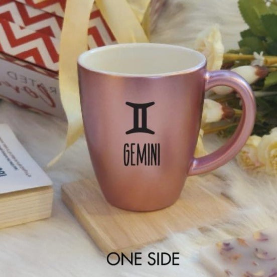 Unbreakable Zodiac Coffee Mug with Customisable Name- set of 1