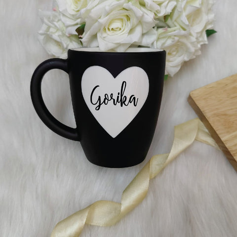 Unbreakable Designer Chalkboard Mug with Customisable Name - Set of 1