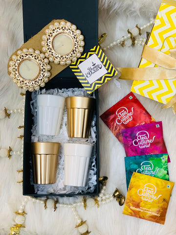 "Metallic Love" Diwali hamper - Diwali Gift Box