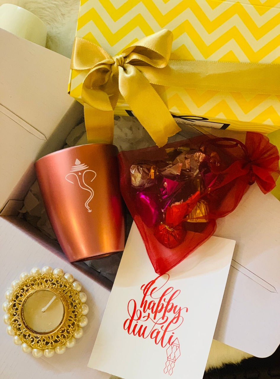 Rose Gold Ganpati’ Diwali Hamper Box 22