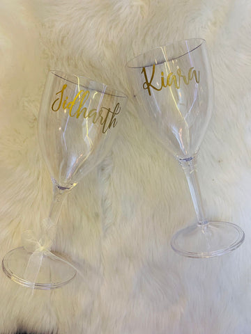 Unbreakable Palace Collection Custom wine glasses