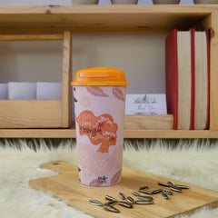 Designer Cup by Chirpy Cups with coffee & sipper lids, Food Safe, BPA Free, Recyclable - Stronger Women Stand for Everybody Else