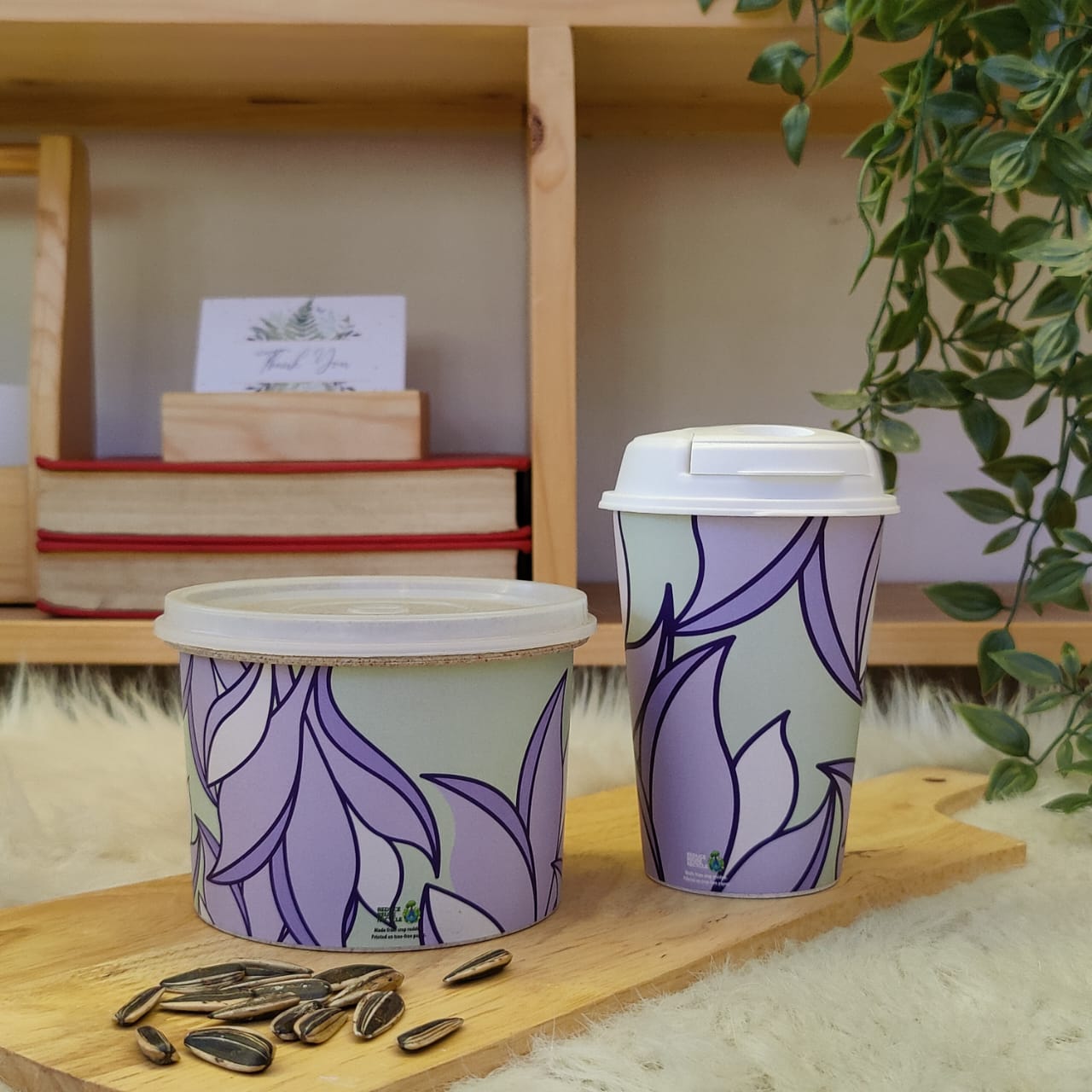 Unbreakable Cup & Snack box-Pleasant Purple