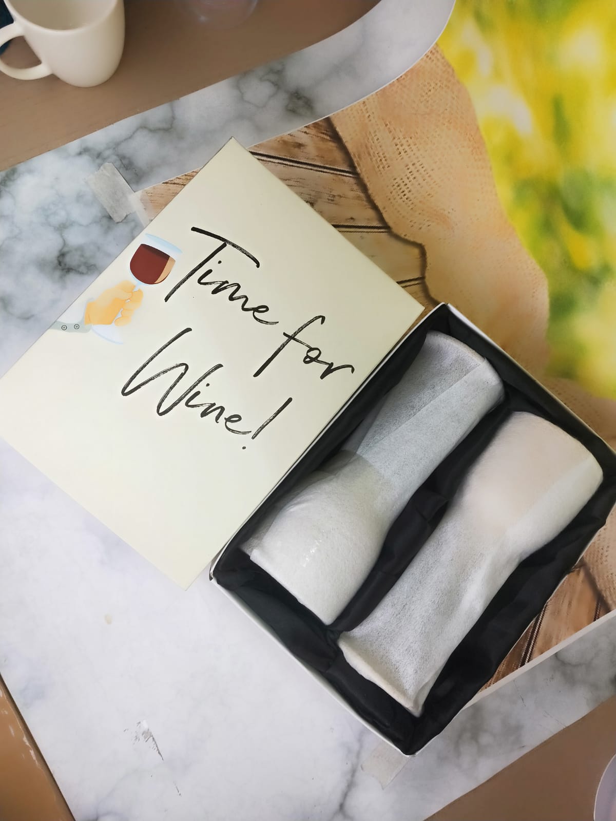 Time for Wine Gift box (for wine glasses only)