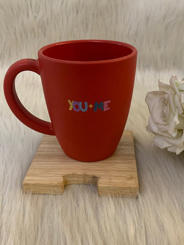 Red Rice Husk Coffee Mug- Valentine Special