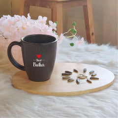 Customized Raksha Bandhan Coffee Husk Coffee Mug