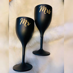 Unbreakable Wine Glass  - Set of 2 Black Lush