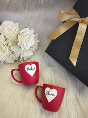 Marshmallow love -set of 2 Tea cup customised